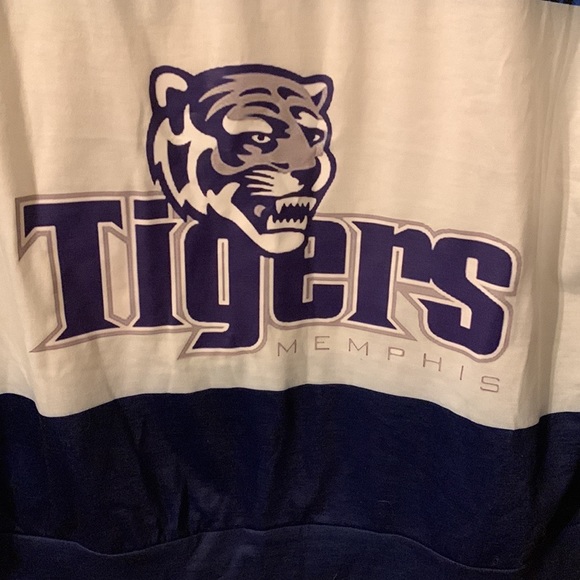 New University of Memphis woman’s criss cross open front long sleeve shirt - Picture 3 of 7